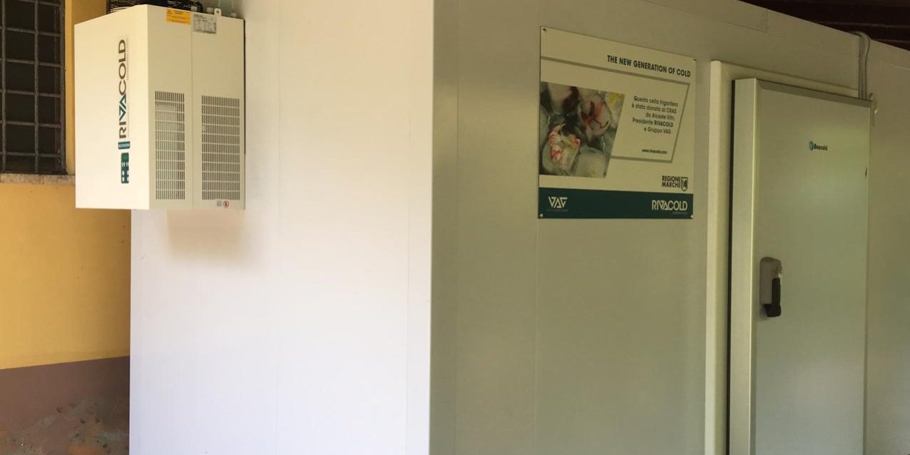 Rivacold dona cella frigorifera al CRAS di Regione Marche | VAGfor
